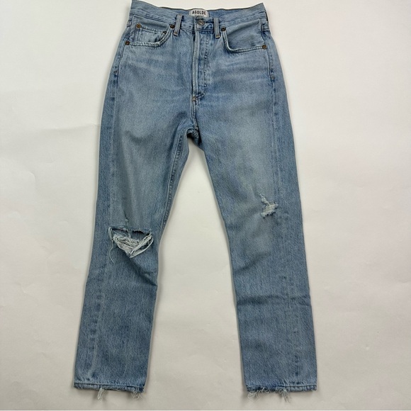 Agolde Denim - AGOLDE Riley Distressed Jeans Size 25